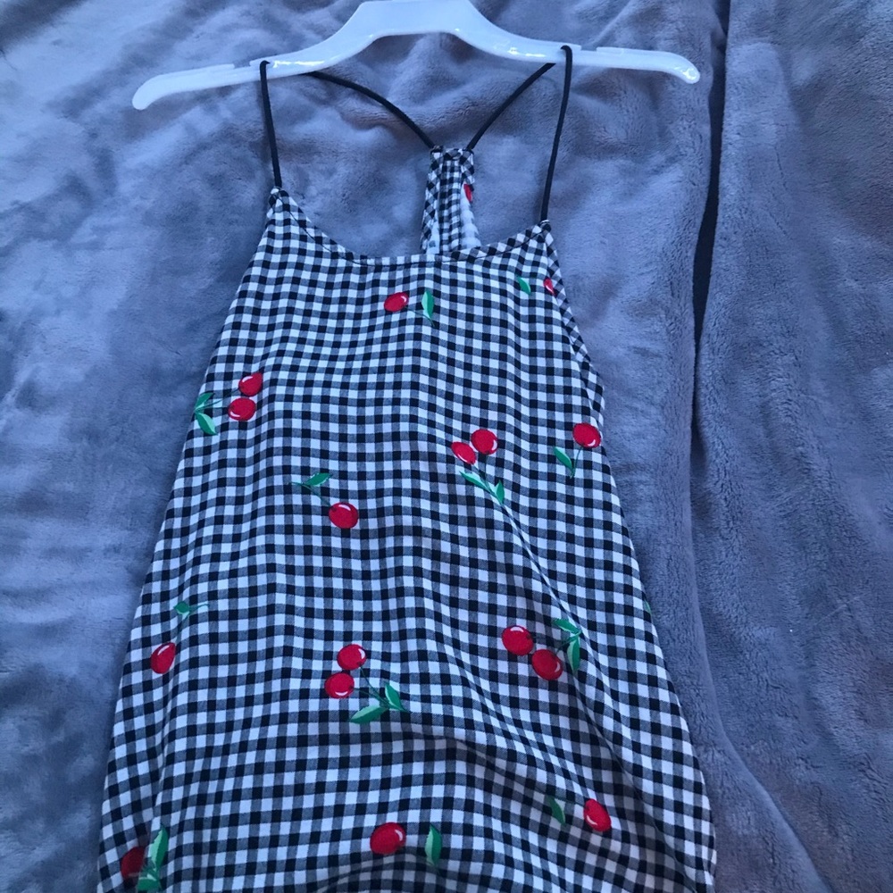 Plaid Halter Tank Top